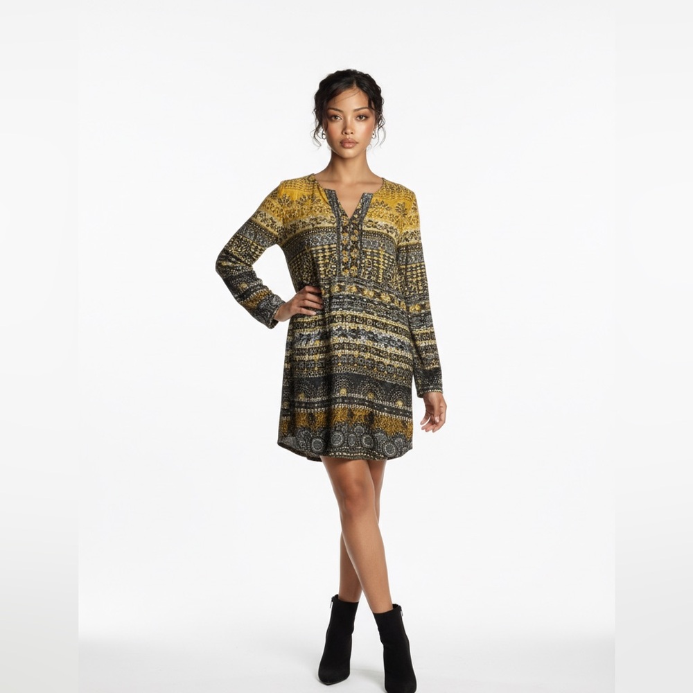 N Touch Multicolored Tunic/Dress Women’s Size 1X.    LTOP824